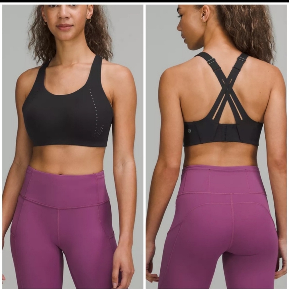 NEW BLACK Lululemon AirSupport Bra